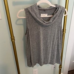 Lou & Grey cowl neck top size small